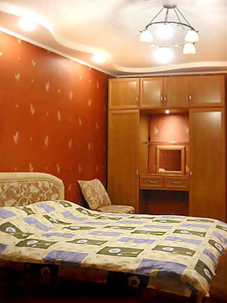 Kiev apartment, bed room 